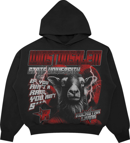 Rockout Rams Hoodie - Black