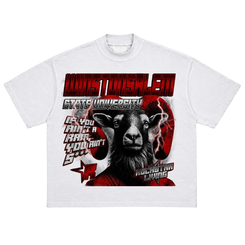 Rockout Rams Tee - White