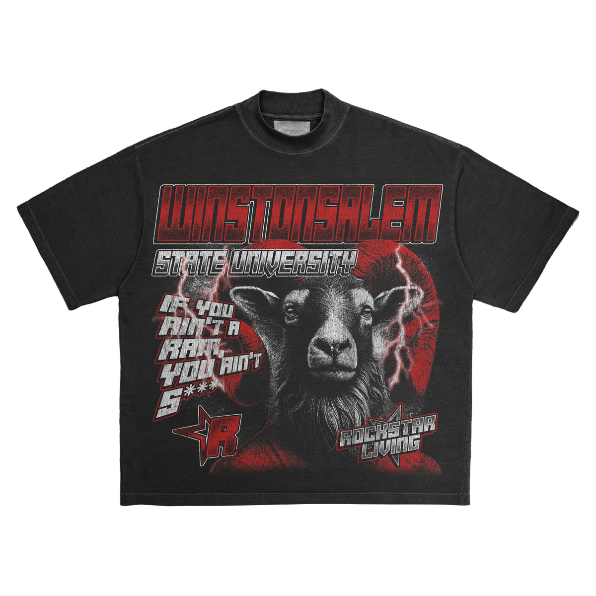 Rockout Rams Tee - Black